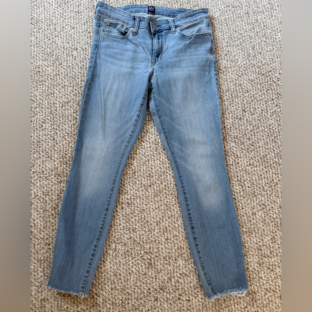 GAP Women's Legging Jeans in Soft Blue